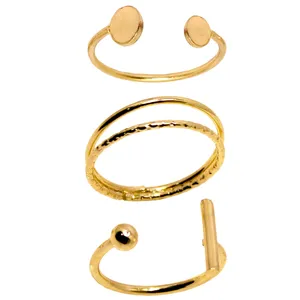 بند انگشتی زنانه کد RKH_1062 مجموعه 3 عددی