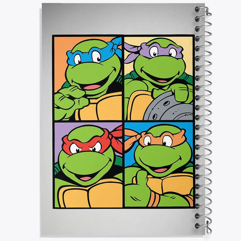 دفتر نقاشی 50 برگ خندالو طرح لاکپشت های نینجا کد N2072