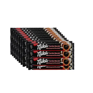 بیسکویت تارت قلبی با طعم کاکائویی نیکا - 60 گرم بسته 36 عددی
