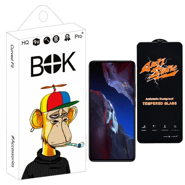 محافظ صفحه نمایش بوک مدل Antistatic Duron مناسب برای گوشی موبایل شیائومی Poco f5 pro