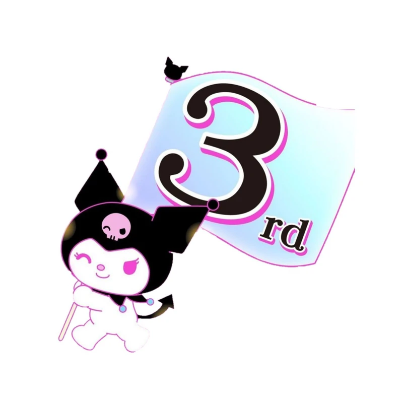 استیکر پارچه و لباس پاد آفرین مدل کارتونی کورومی کد 692