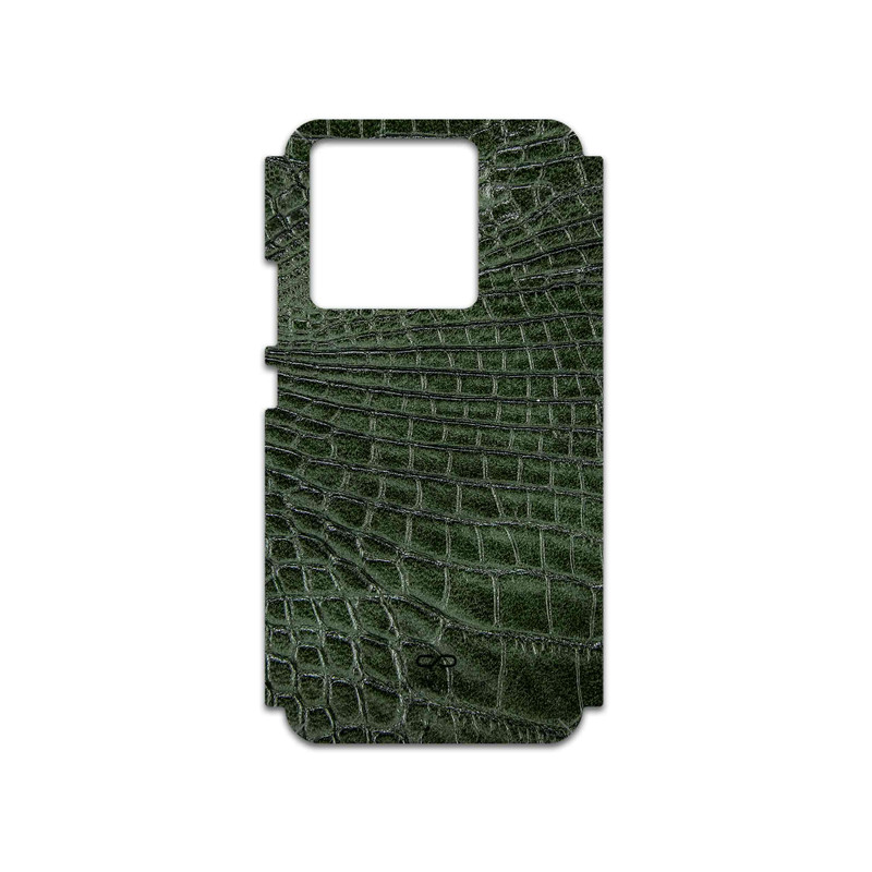 برچسب پوششی ماهوت مدل Green-Crocodile-Leather مناسب برای گوشی موبایل شیائومی 13T Pro