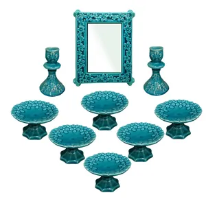 مجموعه ظروف هفت سین 9 پارچه کد 5