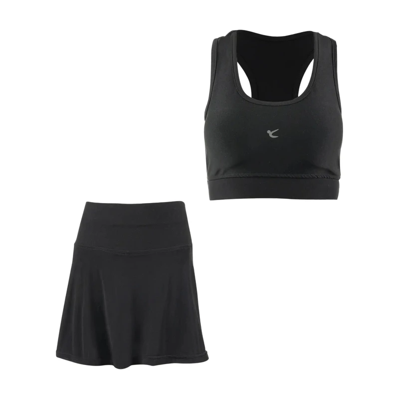 ست نیم‌تنه و شلوارک ورزشی زنانه مدل MDSS-CH5090