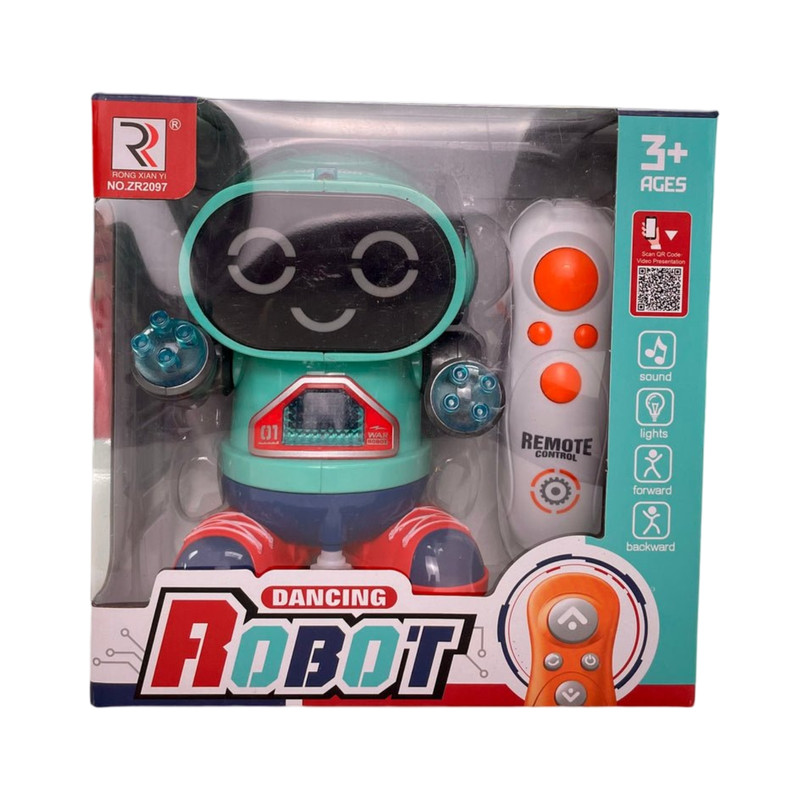 ربات کنترلی مدل موزیکال چراغدار طرح Dancing Robot