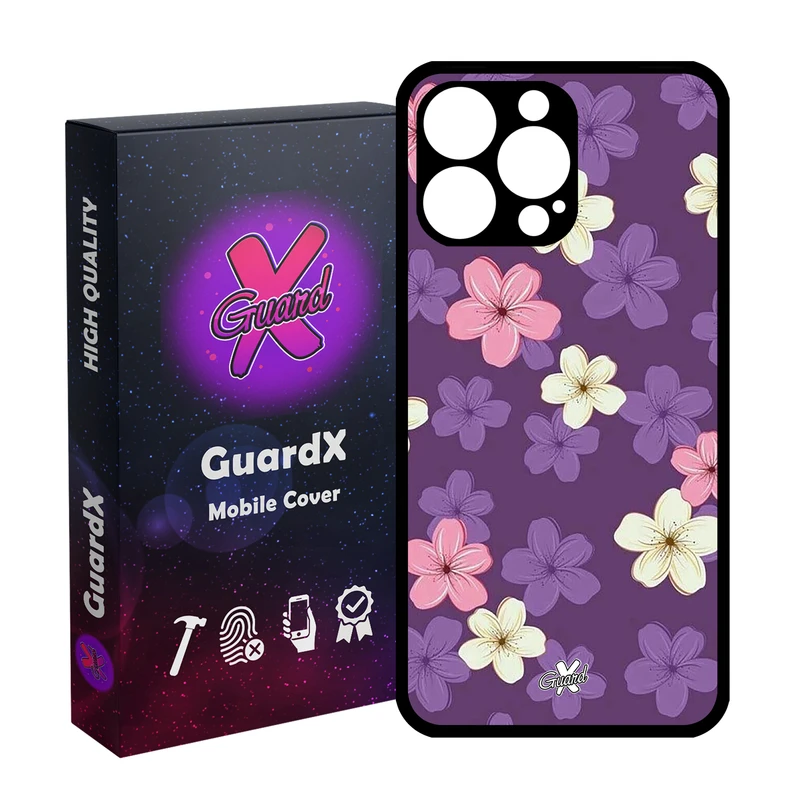 کاور گارد ایکس طرح گل مدل Glass10536 مناسب برای گوشی موبایل اپل iPhone 14 Pro Max