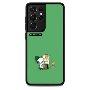 AKAM AMCWSGS21U-SNOOPY2 Cover For Samsung Galaxy S21 ULTRA