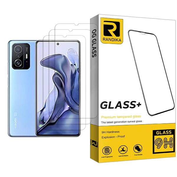 محافظ صفحه نمایش راندیکا مدل Glass MIX003 مناسب برای گوشی موبایل شیائومی 11T بسته سه عددی