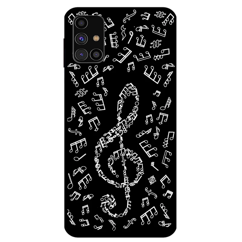 کاور مگافون طرح نوت موسیقی مدل 1370 مناسب برای گوشی موبایل سامسونگ Galaxy M31 S   