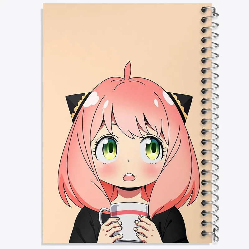 دفتر لیست خرید 50 برگ خندالو طرح آنیا فورجر انیمه اسپای ایکس فمیلی Spy x Family کد 15567