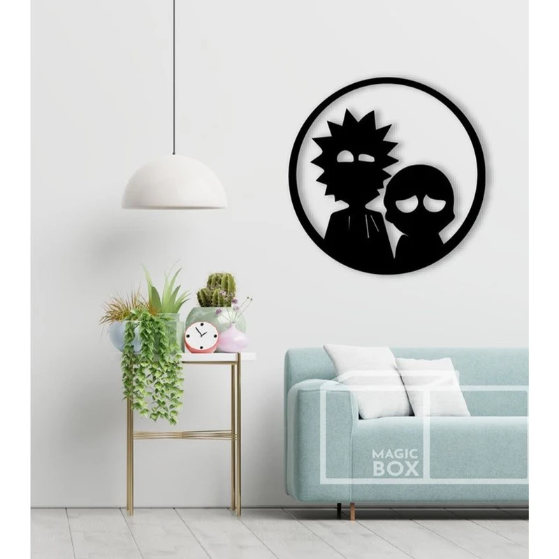 استیکر دکو رستا مدل انیمیشن Rick and Morty کد C300