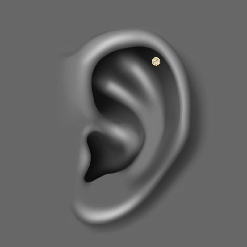 پیرسینگ گوش زنانه اقلیمه مدل HS195 پیرسینگ گوش زنانه اقلیمه مدل HS195