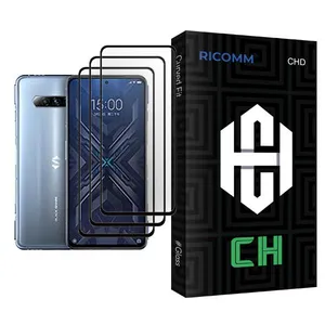 Ricomm CH Glass MIX003 Screen Protector For Xiaomi Black Shark 4 Pack Of 3