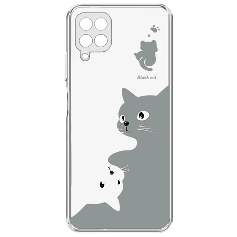 کاور طرح Cat مناسب برای گوشی موبایل سامسونگ Galaxy A22 4G