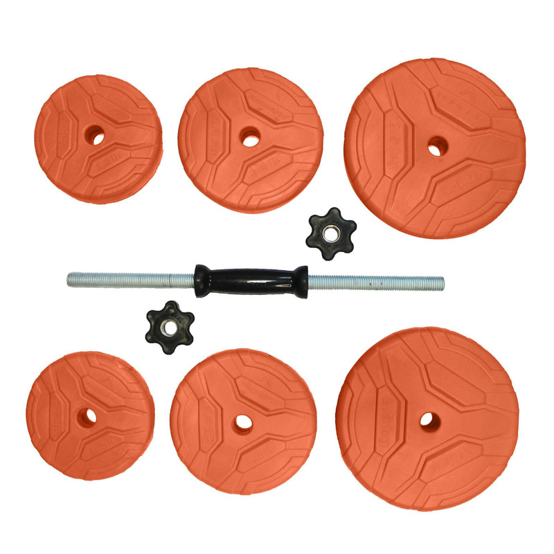 دمبل رادیس فیت مدل DVPO 10mix1-one handle وزن 10 کیلوگرم