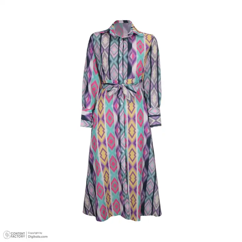 پیراهن زنانه مدل رنگین کد blrf101