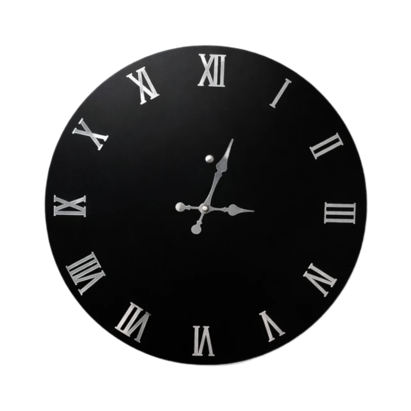 ساعت دیواری کوارتز مدل شیشه ای گرد 