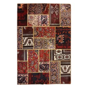 کلاژ فرش دستبافت سه متری مدل چهل تکه کد N.K.P.CO.C48