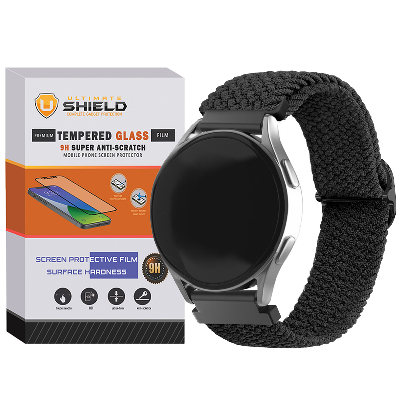 بند آلتیمیت شیلد مدل Braided UL مناسب برای ساعت هوشمند سامسونگ Galaxy watch 4/5/6 size 40/43/44/46/47mm