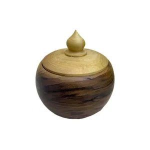 قندان چوبی مدل گردو