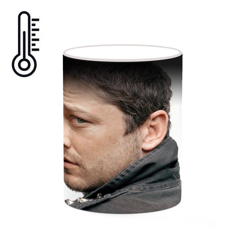 ماگ حرارتی کاکتی طرح جرارد باتلر Gerard Butler مدل mgh26034