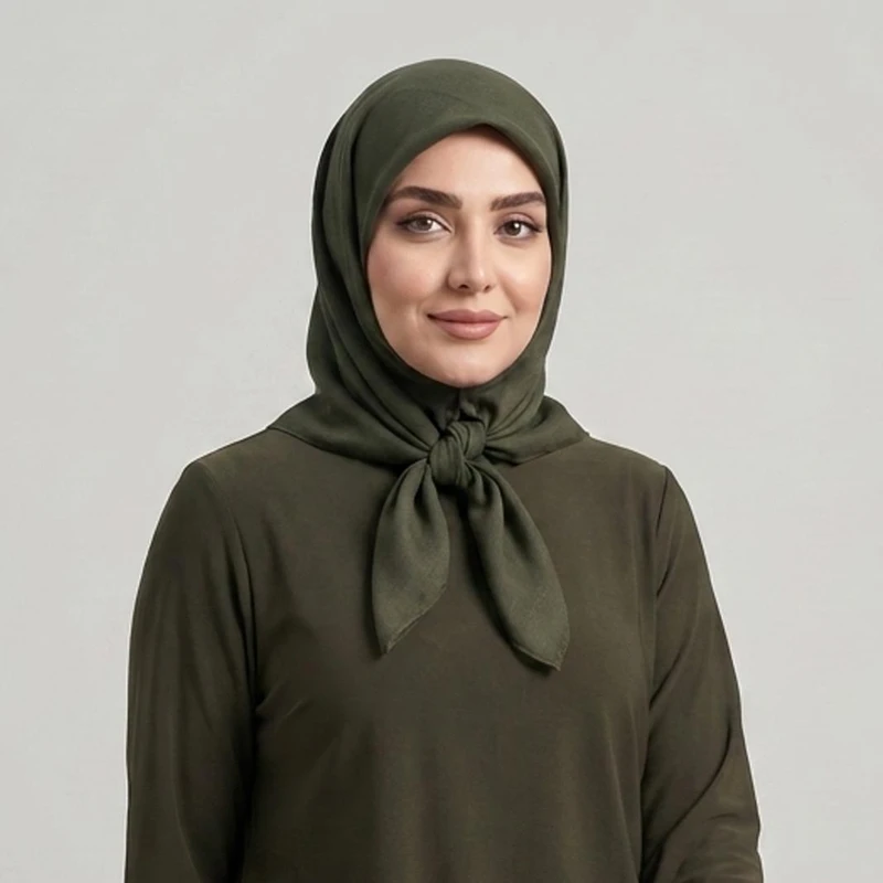 مینی اسکارف زنانه مدل ساده موهر