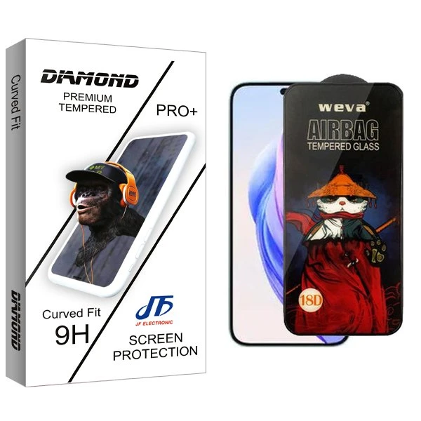 محافظ صفحه نمایش جی اف مدل Diamond Airbag مناسب برای گوشی موبایل آنر X50i Plus