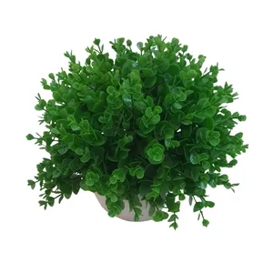 گلدان به همراه گل مصنوعی طرح شمشاد کد mp3