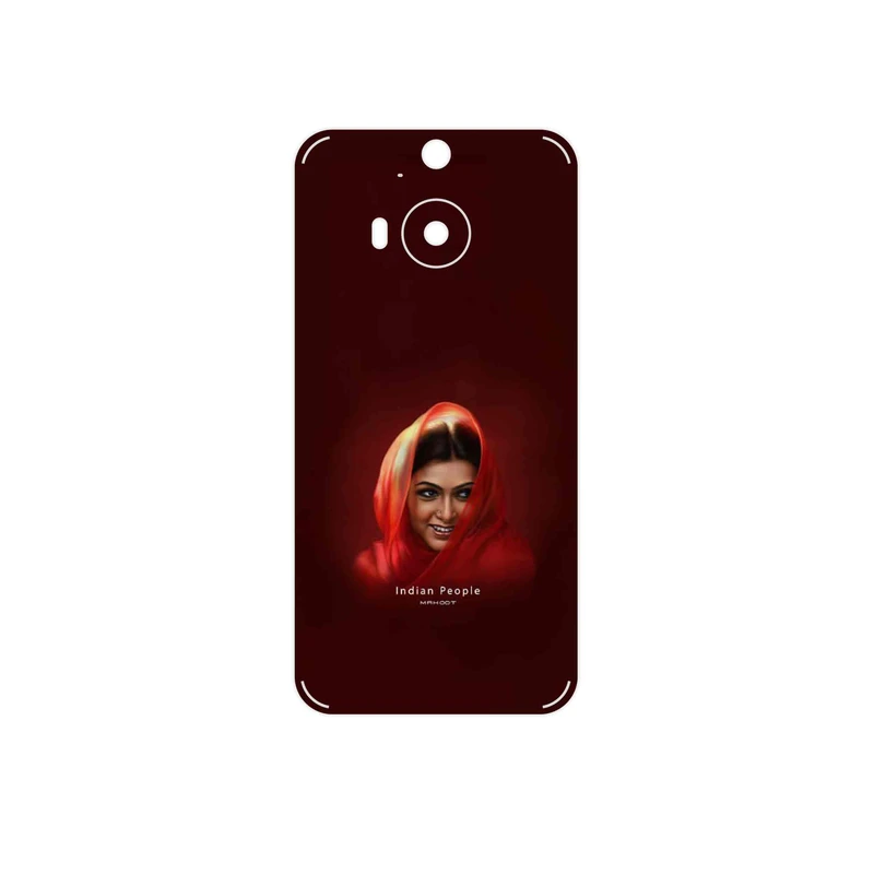 برچسب پوششی ماهوت مدل Portrait of an Indian Woman مناسب برای گوشی موبایل اچ تی سی One M9 Plus