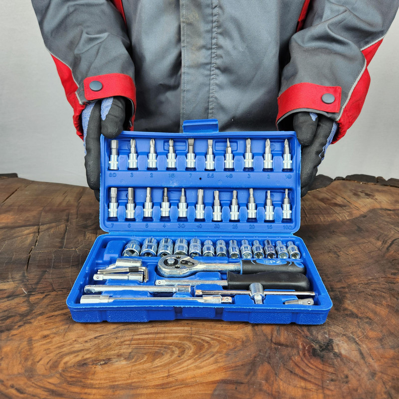 جعبه بکس بی پی زد مدل BPZ4600 مجموعه 46 عددی