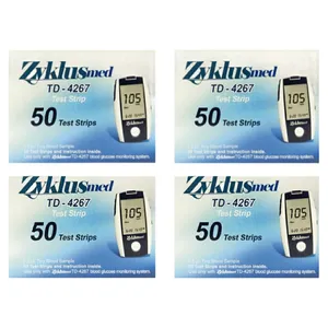 نوار دستگاه تست قند زیکلاس مد مدل sensor مجموعه 4 عددی