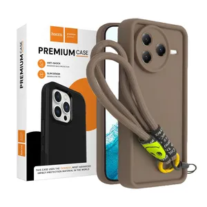 Hoco PufferSIlicon Case For Xiaomi Poco F7 Pro With Strap
