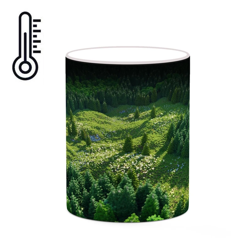 ماگ حرارتی کاکتی طرح ماینکرافت minecraft مدل mgh41083