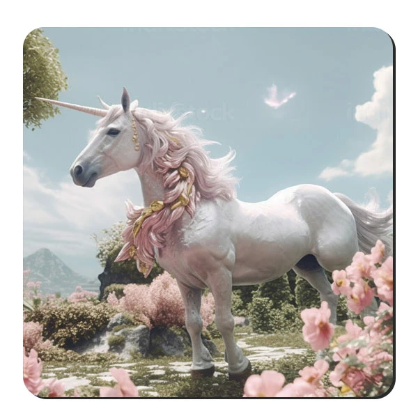  زیر لیوانی طرح تک شاخ کد nzl312