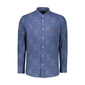 پیراهن آستین بلند مردانه آیبکس مدل 1030رنگ آبی