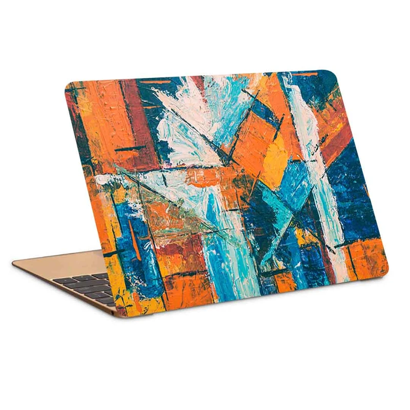 استیکر لپ تاپ طرح paint abstract stains کد P-882 مناسب برای لپ تاپ 15.6 اینچ