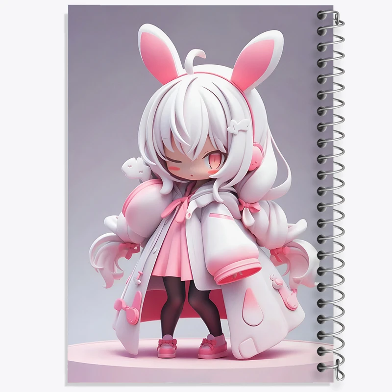 دفتر لیست خرید 50 برگ خندالو طرح دخترانه کیوت کد N4417