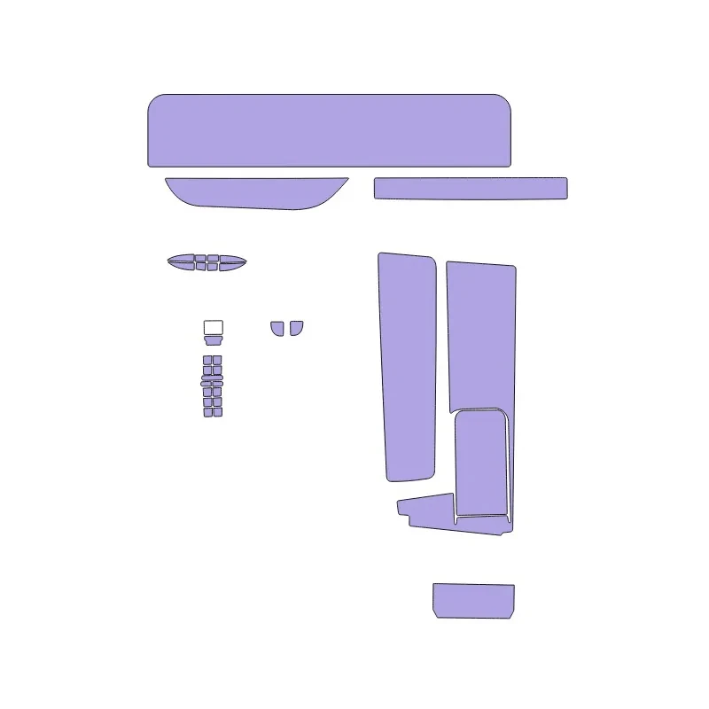 برچسب محافظ مانیتور و کنسول اس ان بلو مدل AR6GT2025 مناسب برای آریزو 6 جی تی مجموعه 7 عددی