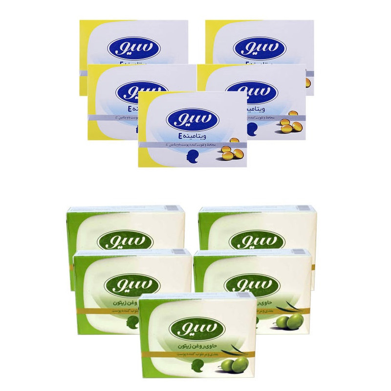 صابون شستشو سیو مدل vitamin E and olive وزن 125 گرم مجموعه 10 عددی صابون شستشو سیو مدل vitamin E and olive وزن 125 گرم مجموعه 10 عددی