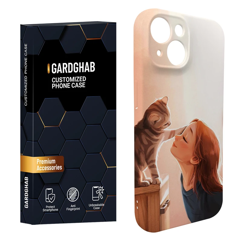 کاور گاردقاب مدل دخترانه مناسب برای گوشی موبایل اپل iPhone15 plus