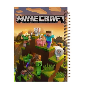دفتر مشق 80 برگ طرح ماینکرفت کد J507
