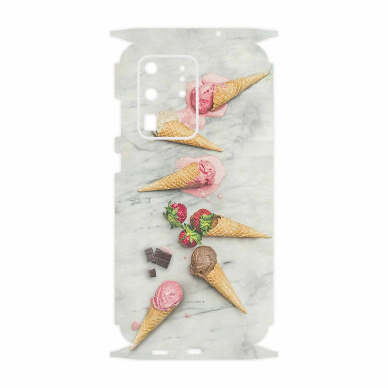 برچسب پوششی ماهوت مدل Funnel ice cream-FullSkin مناسب برای گوشی موبایل سامسونگ Galaxy S20 Ultra