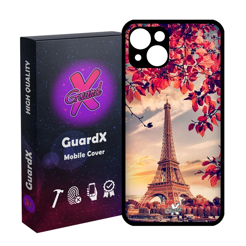 کاور گارد ایکس طرح Eiffel Tower مدل Glass10125 مناسب برای گوشی موبایل اپل iPhone 13