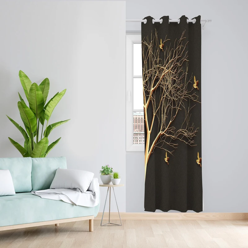 پرده مدل مخمل پانچی کد 1249سایز 140x200 سانتی متر