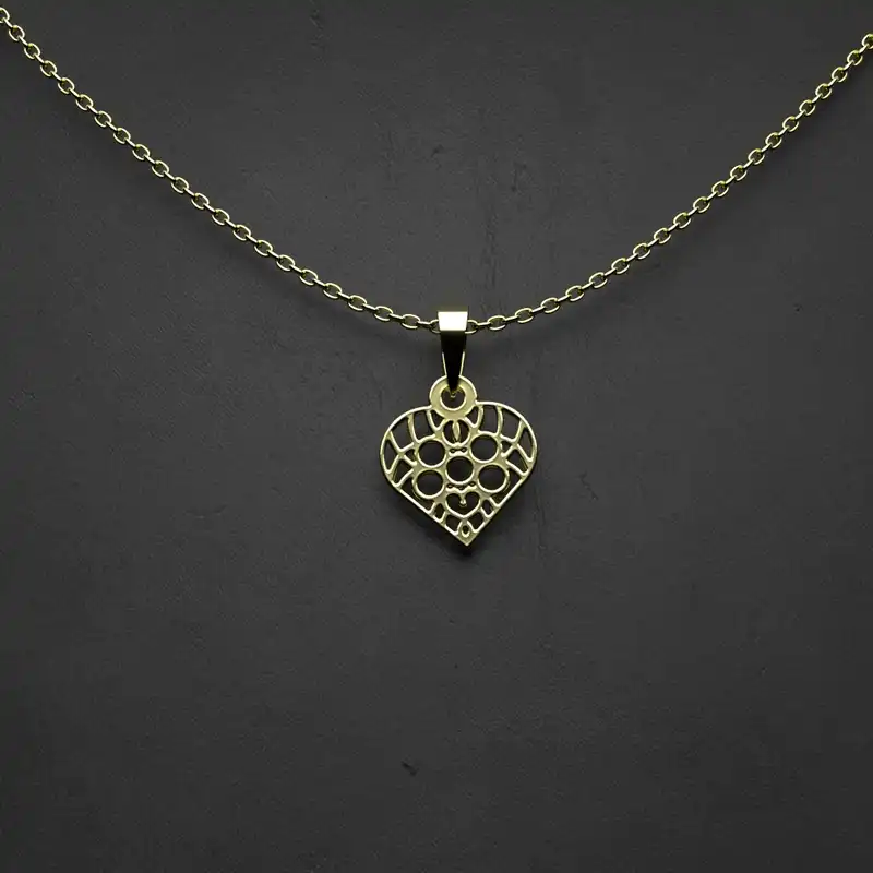 گردنبند طلا 18 عیار زنانه مدوپد مدل  فرشته کد ZZ1158