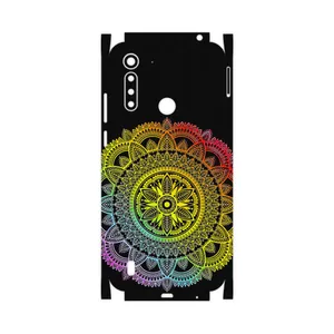 MAHOOT Mandala Design 4-FullSkin Cover Sticker for Motorola Moto G8 Power Lite