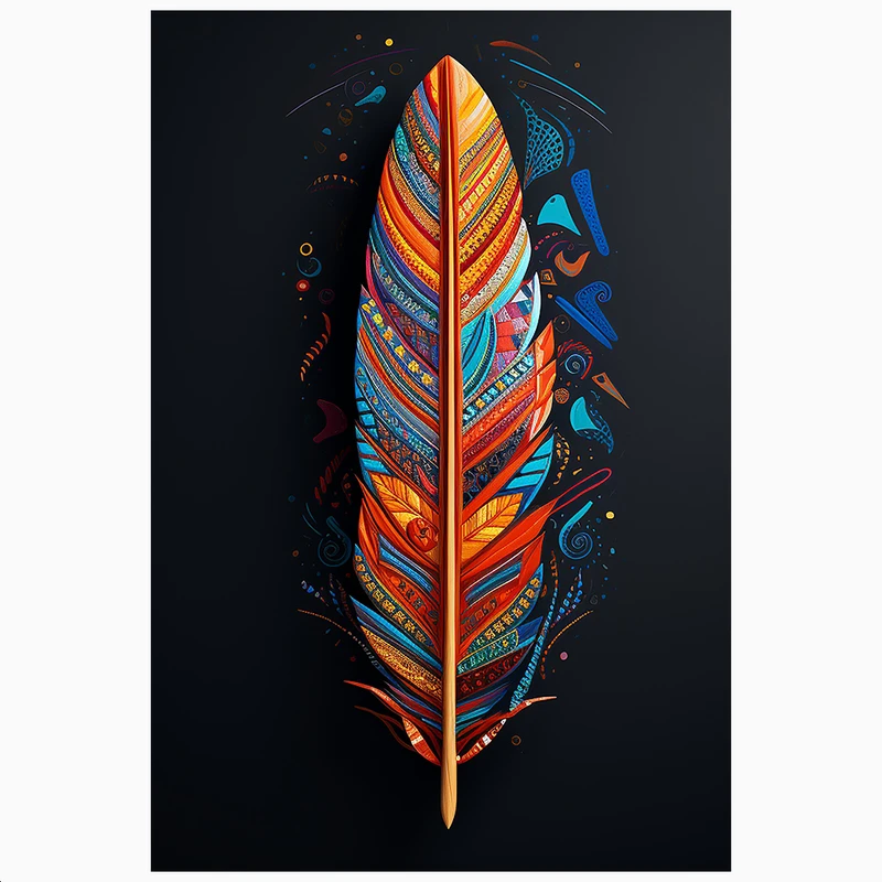 فرش پارچه‌ای مدل فرشینه طرح پر بومی کد AR3058796