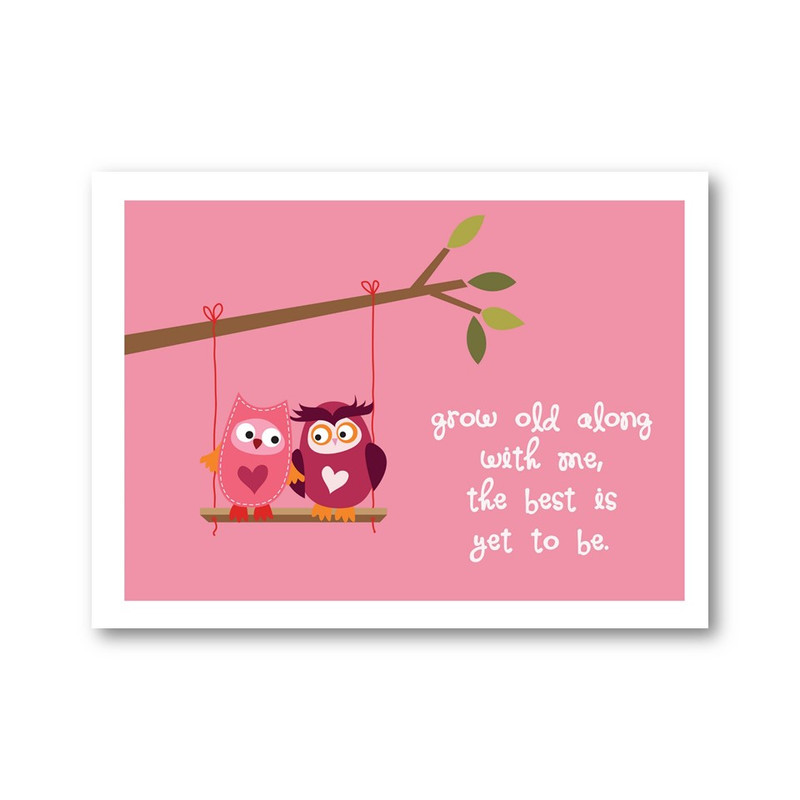 تابلو شاسی مدل عاشقانه جغد