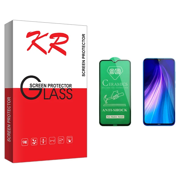 محافظ صفحه نمایش سرامیکی کی آر مدل +HD مناسب برای گوشی موبایل شیائومی Redmi Note 8