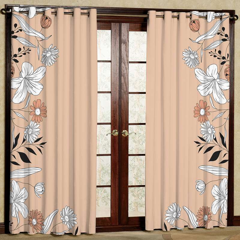 پرده بارمان دکور طرح حاشیه گل مدل مخمل پانچی کد 5660LR W سایز 140x280 سانتی متر پرده بارمان دکور طرح حاشیه گل مدل مخمل پانچی کد 5660LR W سایز 140x280 سانتی متر